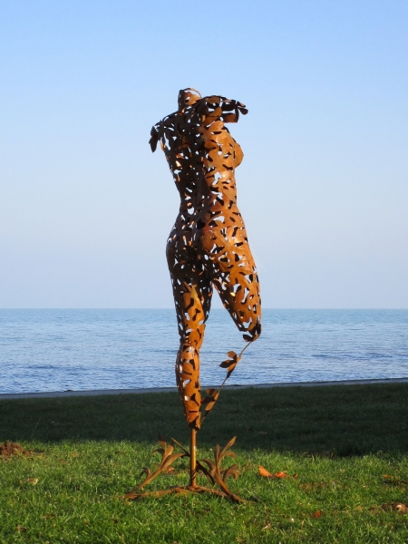 Female Act garden sculpture